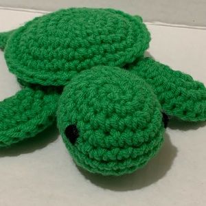 Nursery Decor Playroom Decor Stuffed Handmade Crocheted Sea Turtle